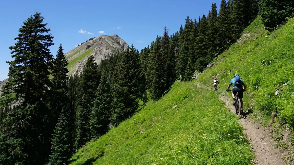 E bikes on forest service online trails