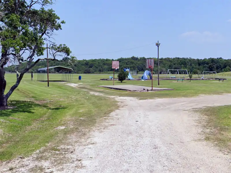 Photo of the playground at job beason park in anahuac, texas