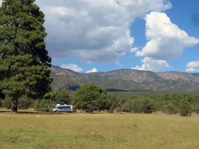 photo of camping at Baca Campground, Lincoln, NM