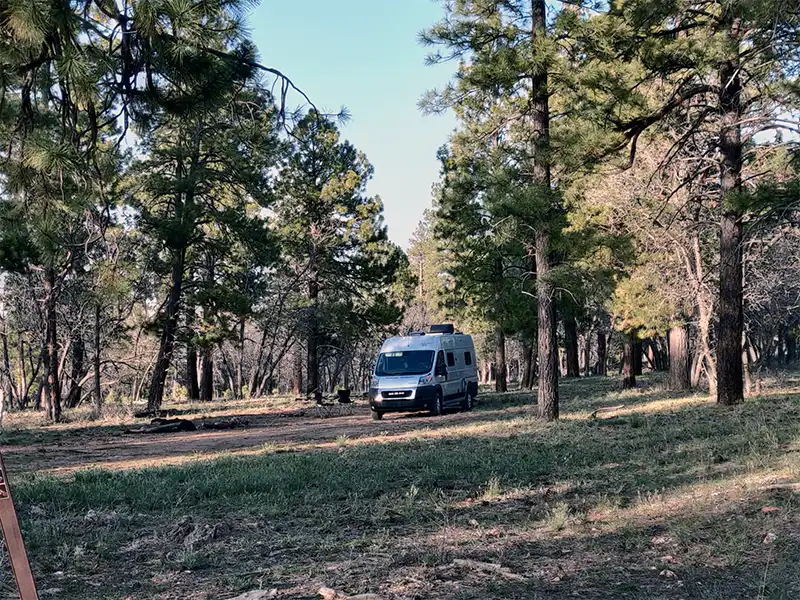 Photo of campers at Forest Road 310, Kaibab National Forest