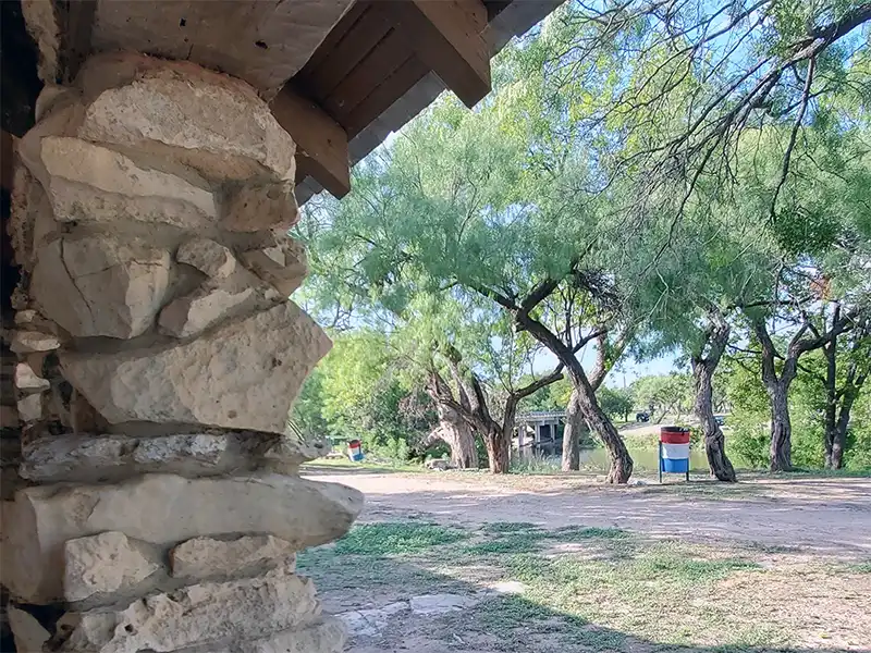 Photo of the pavilion at foster park, tom green county, texas