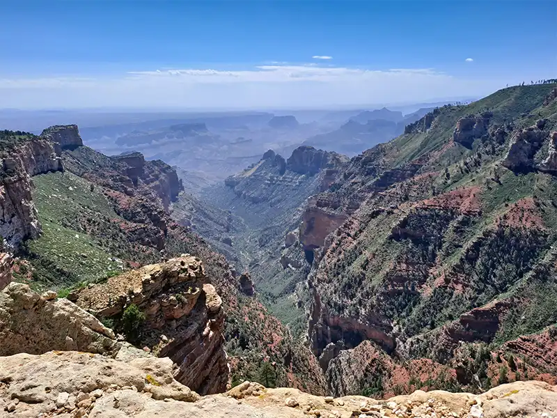 Photo of the view at saddle mountain overlook, grand canyon