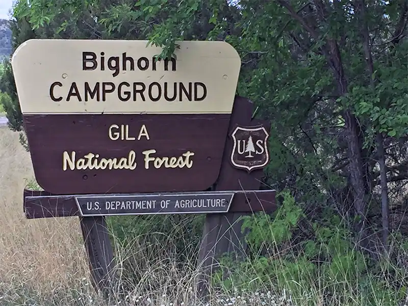 Bighorn Campground, Glenwood, NM
