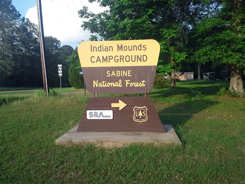Indian Mounds Campground, Hemphill, TX