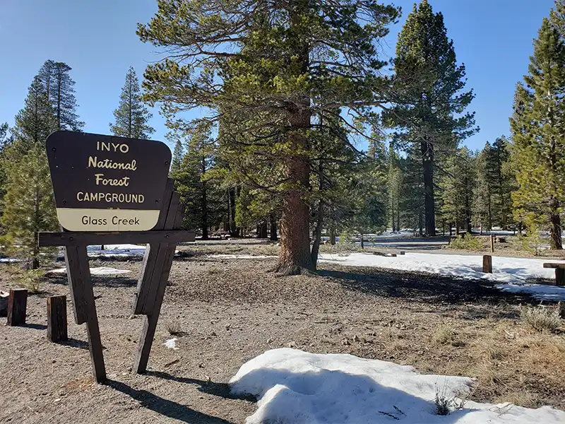 Glass Creek Campground, Mammoth Lakes, CA