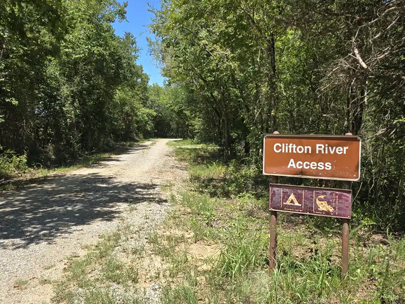 Clifton River Access Campsite, Tishomingo, OK