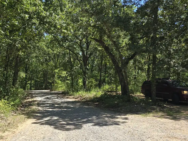 McAdams Pond River Access Campsite, Tishomingo, OK