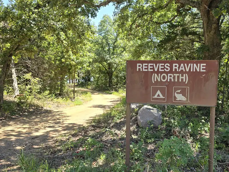 Reeves Ravine North Campsite, Tishomingo, OK