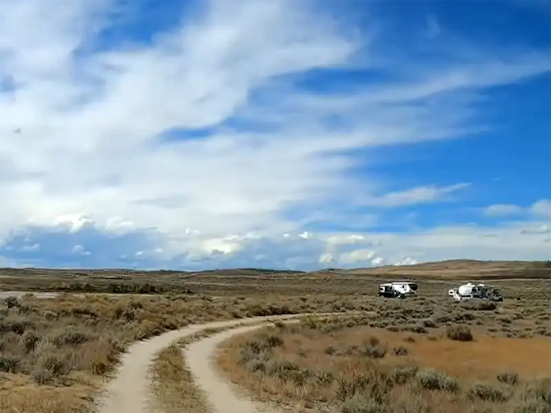 Soda Lake, Pinedale, Wyoming, Camping